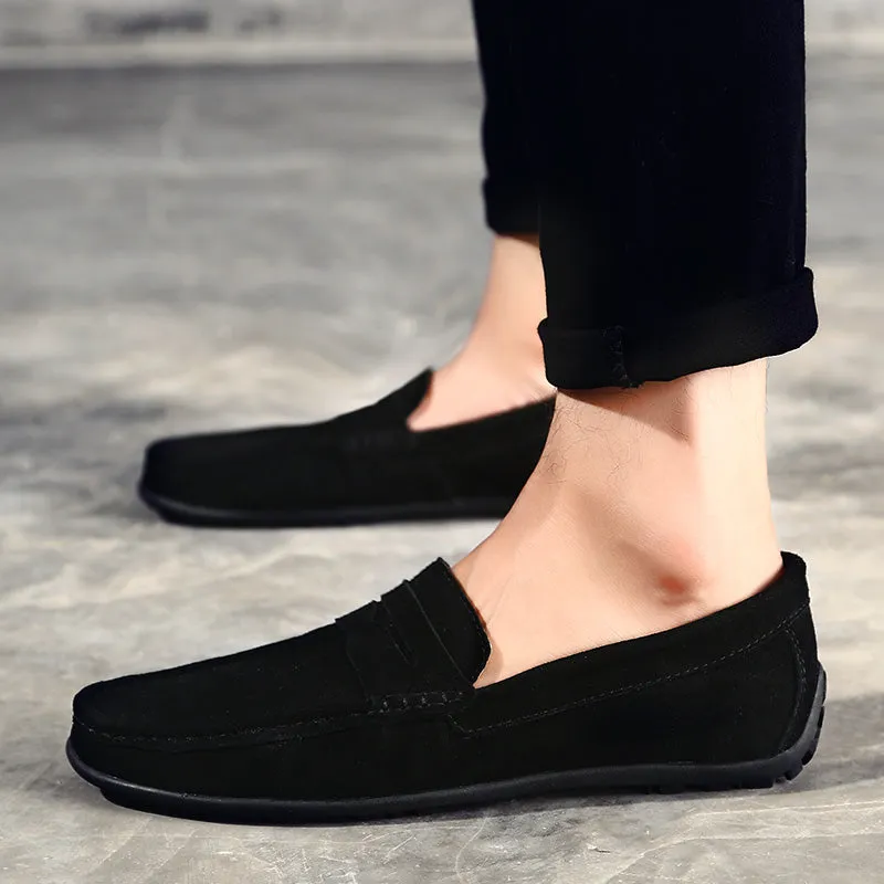 VELOCE GENUINE SUEDE LOAFERS