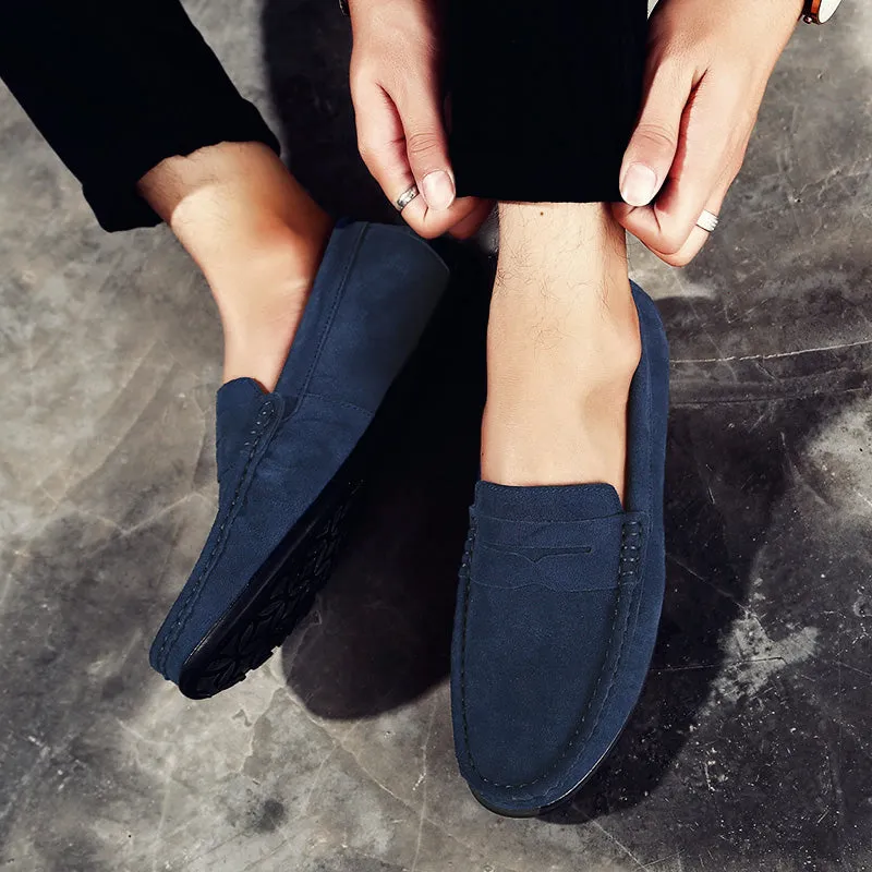 VELOCE GENUINE SUEDE LOAFERS