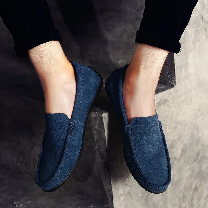 VELOCE GENUINE SUEDE LOAFERS