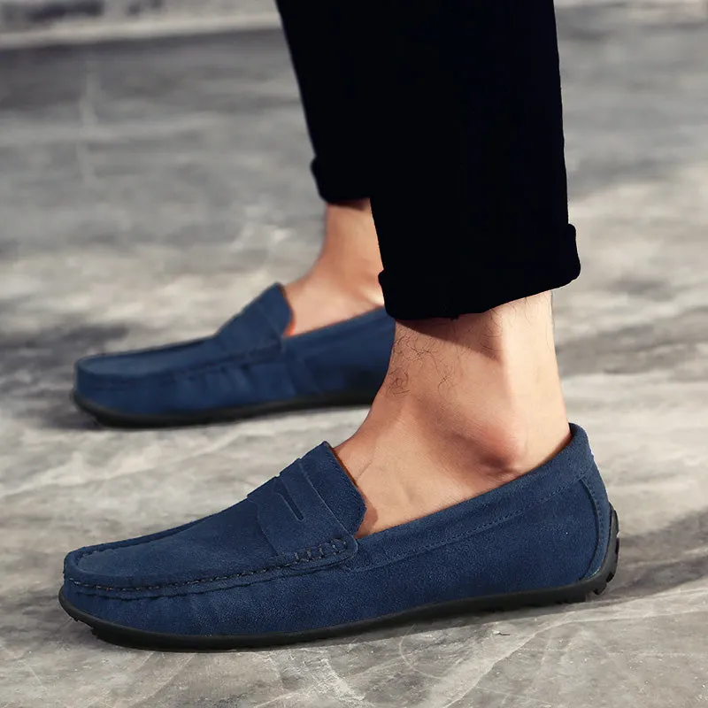 VELOCE GENUINE SUEDE LOAFERS