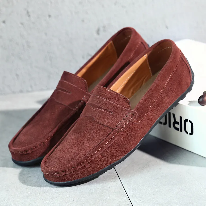 VELOCE GENUINE SUEDE LOAFERS