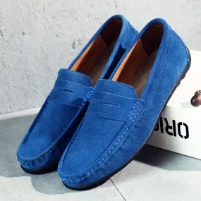 VELOCE GENUINE SUEDE LOAFERS