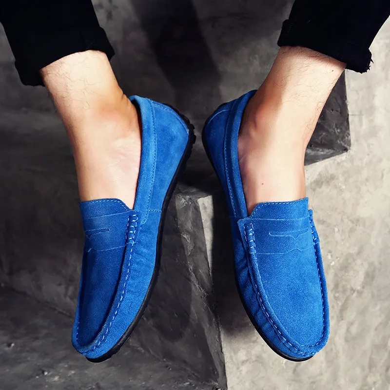 VELOCE GENUINE SUEDE LOAFERS