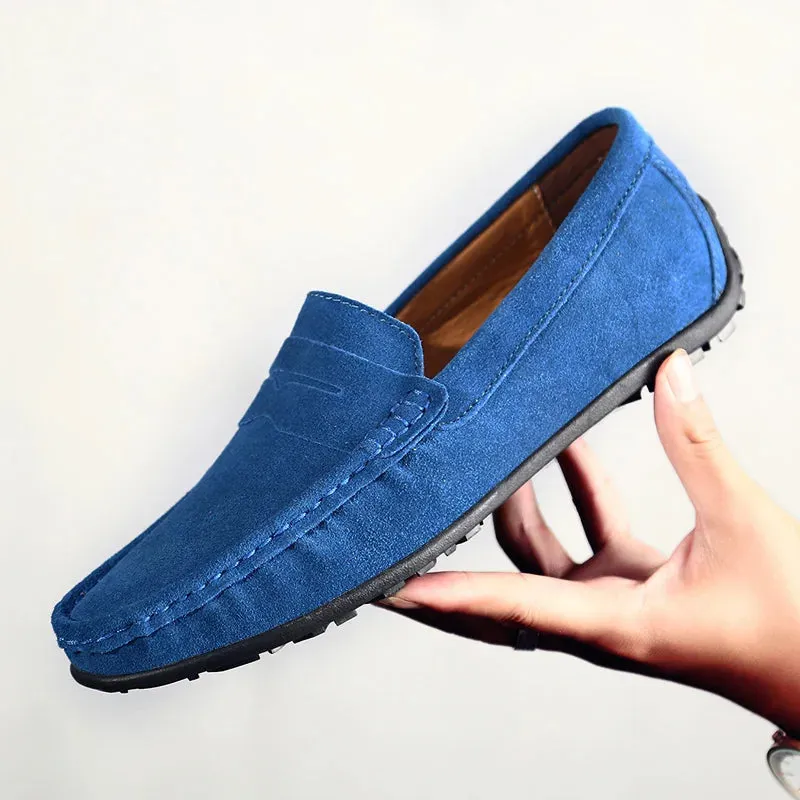 VELOCE GENUINE SUEDE LOAFERS