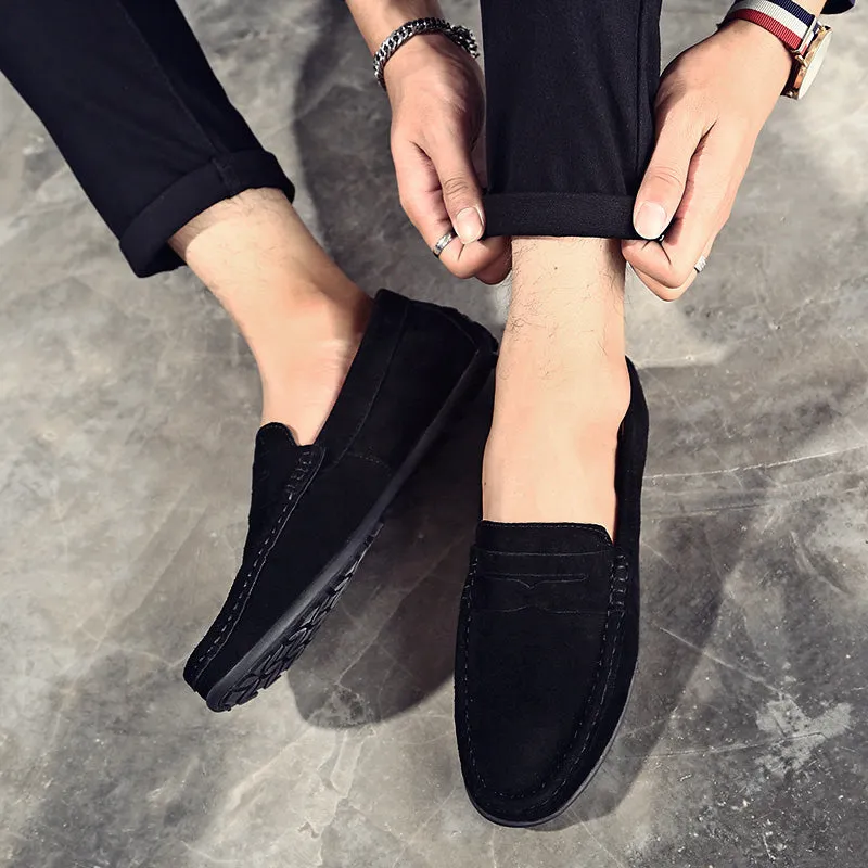 VELOCE GENUINE SUEDE LOAFERS