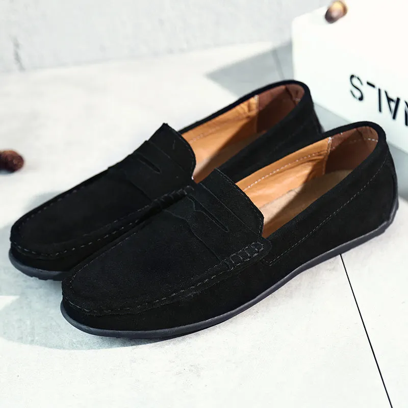 VELOCE GENUINE SUEDE LOAFERS