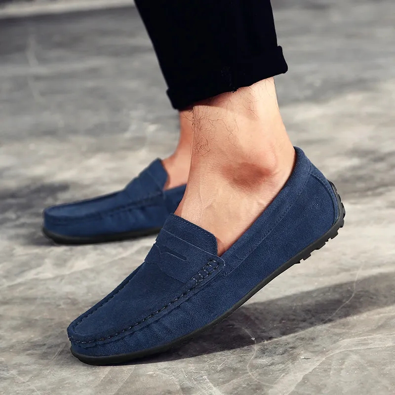 VELOCE GENUINE SUEDE LOAFERS