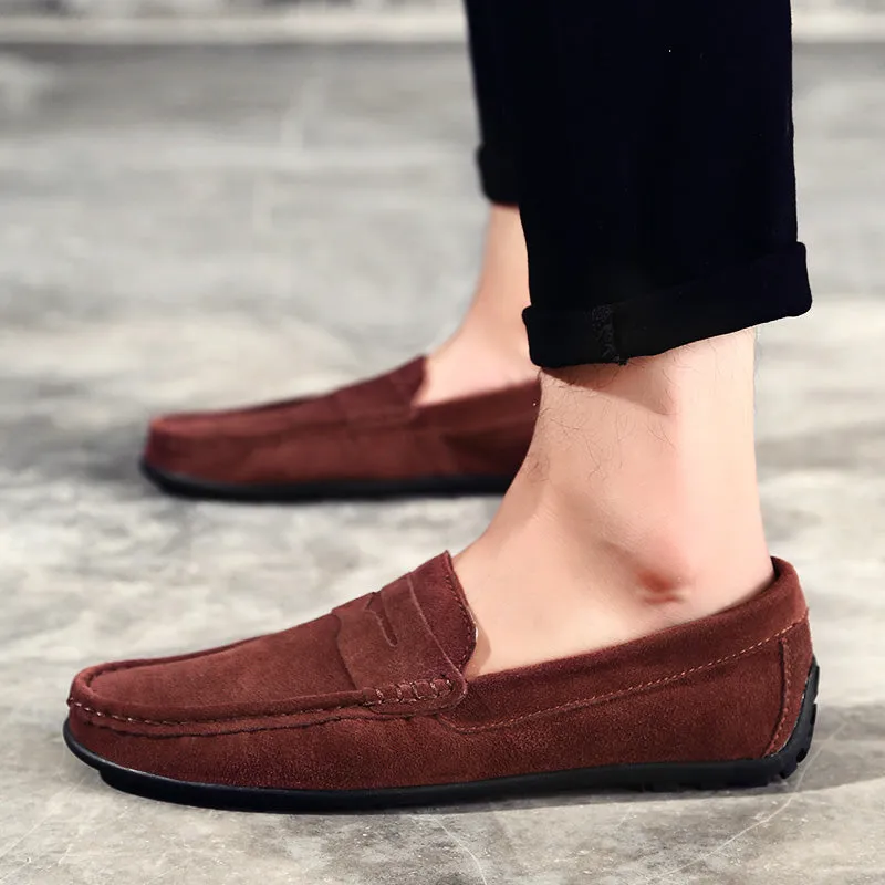 VELOCE GENUINE SUEDE LOAFERS