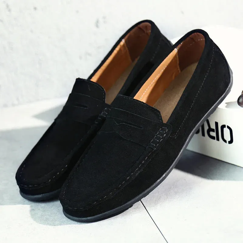 VELOCE GENUINE SUEDE LOAFERS