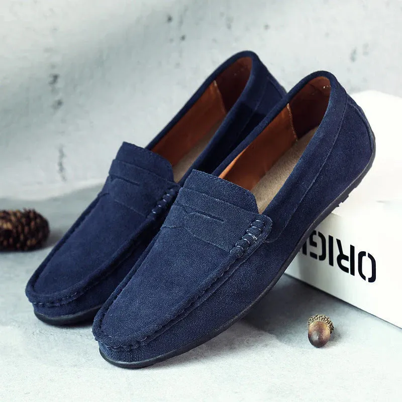 VELOCE GENUINE SUEDE LOAFERS