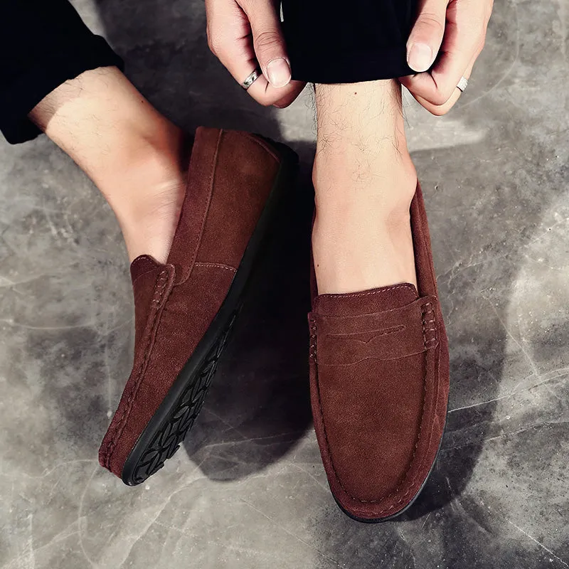 VELOCE GENUINE SUEDE LOAFERS