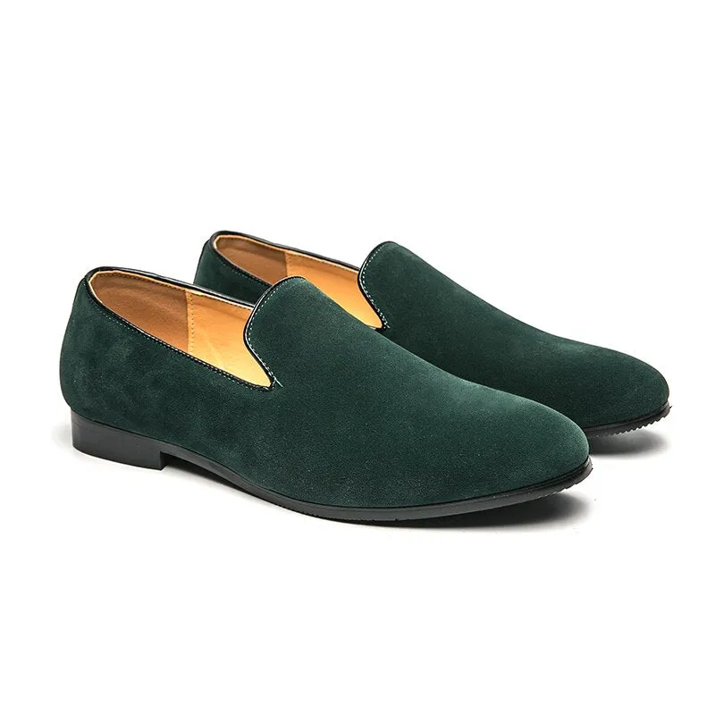 West Louis™ Designer Slip-On Suede Lightweight Loafers