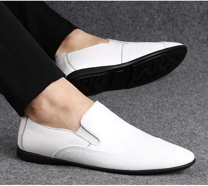 West Louis™ Genuine Leather Slip-on Loafers